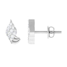 Sparkanite Jewels-Moissanite Contemporary Stud Earrings