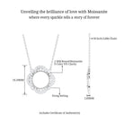 Sparkanite Jewels-Round Moissanite Eternity Necklace