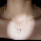 Sparkanite Jewels-Round Moissanite Eternity Necklace