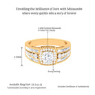 Sparkanite Jewels-Vintage Inspired Certified Moissanite Engagement Ring