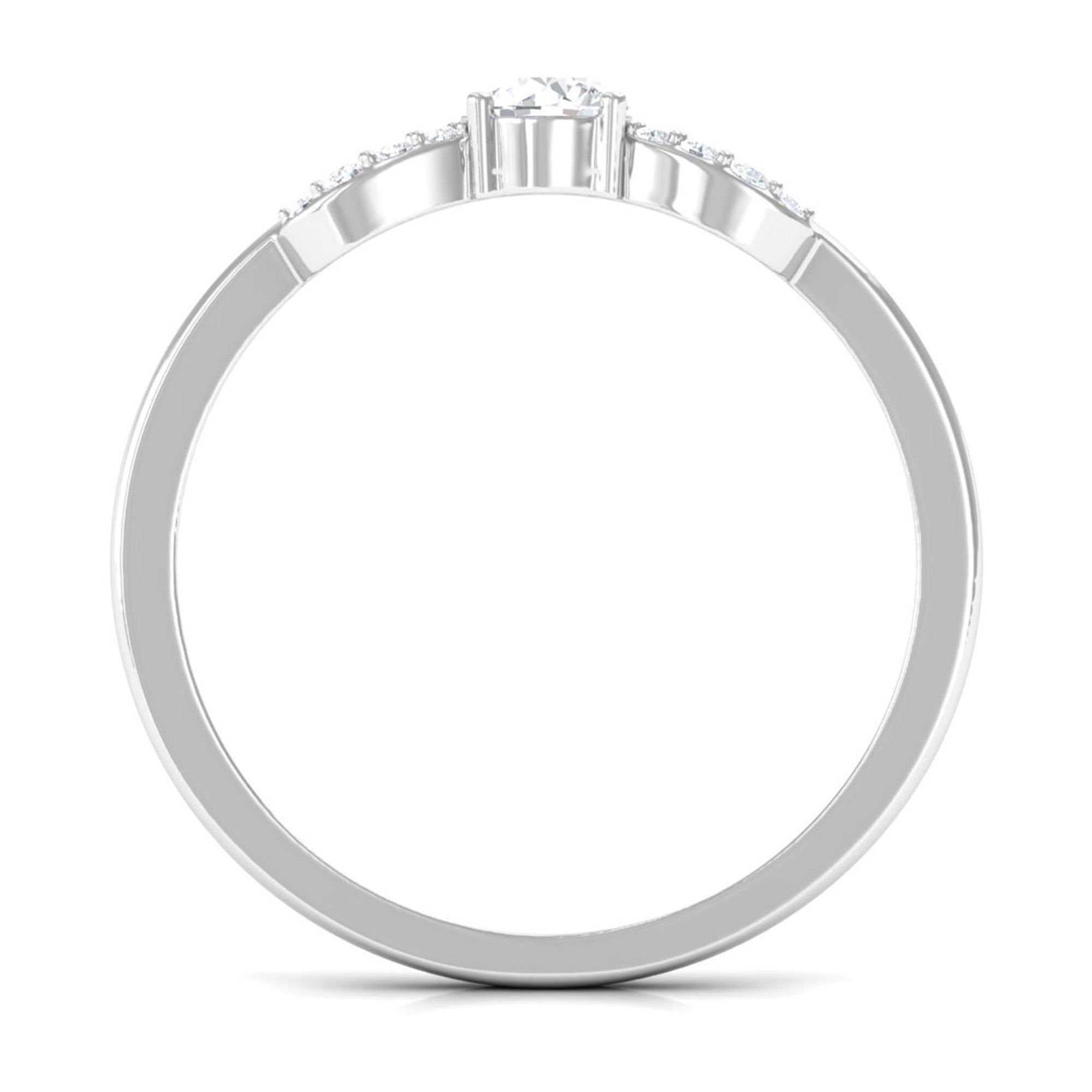 Sparkanite Jewels-Certified Moissanite Minimal Promise Ring