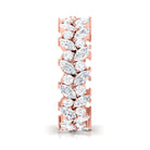 Sparkanite Jewels-Designer Full Eternity Ring with Certified Moissanite