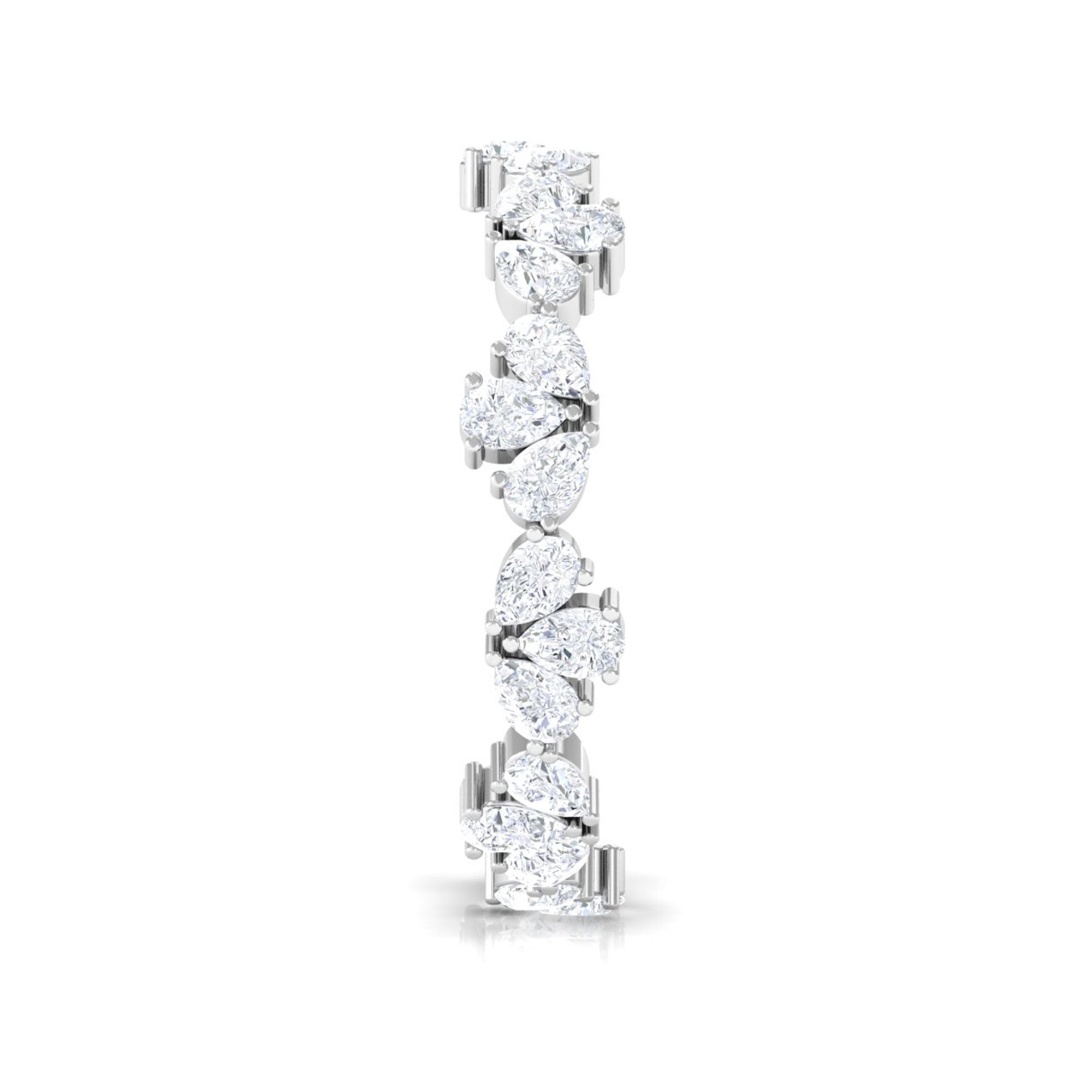 Sparkanite Jewels-Certified Moissanite Designer Eternity Ring