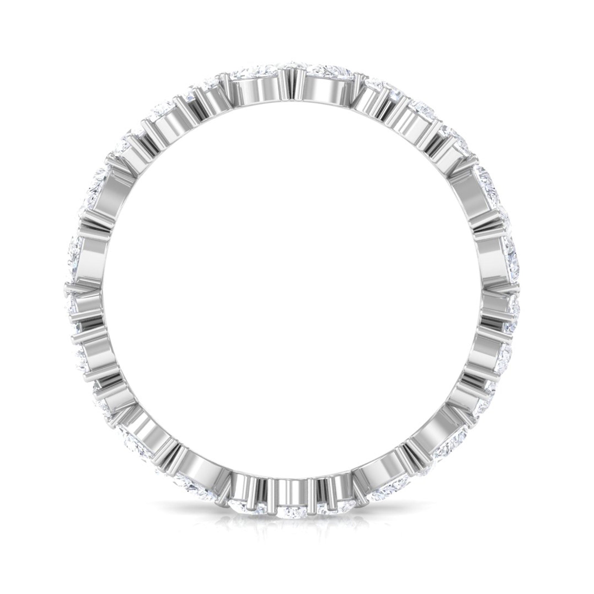 Sparkanite Jewels-Certified Moissanite Designer Eternity Ring