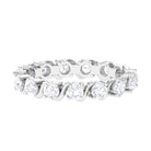 Sparkanite Jewels-Minimal Moissanite Full Eternity Band Ring