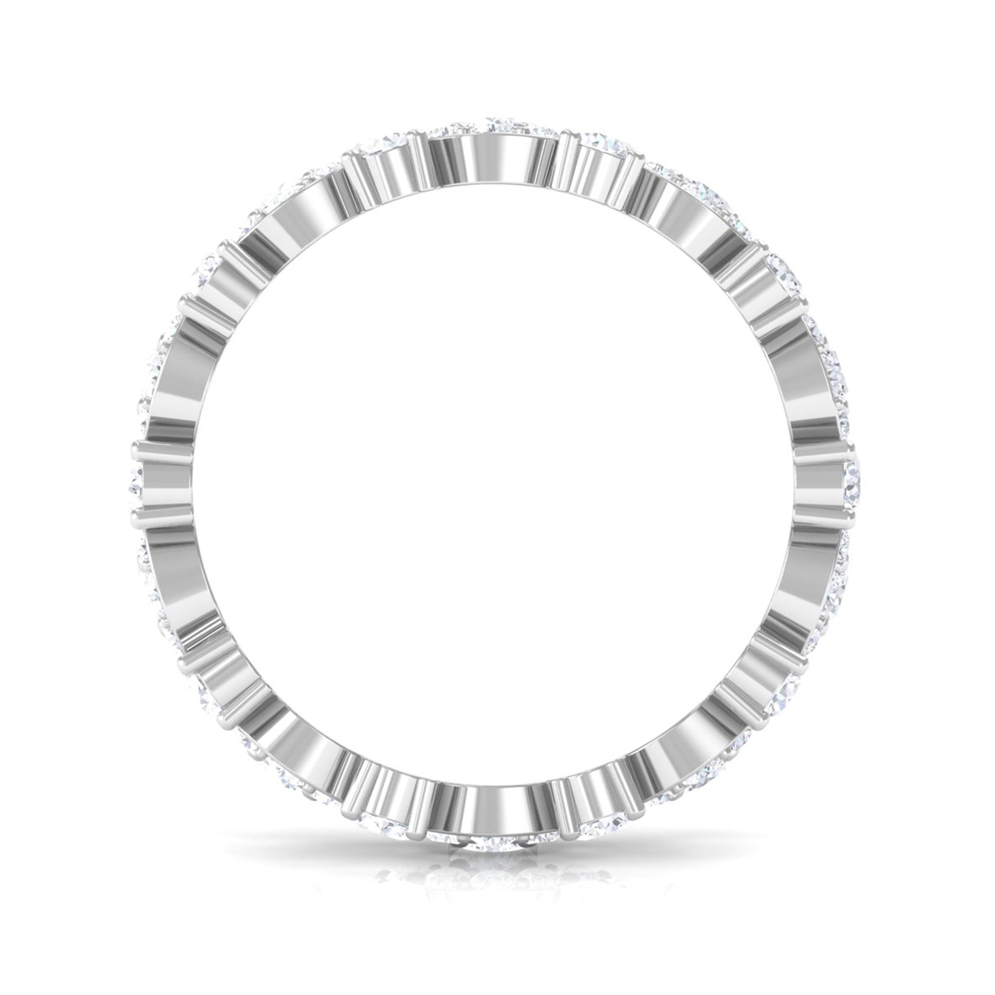 Sparkanite Jewels-Designer Certified Moissanite Eternity Ring