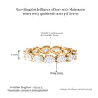 Sparkanite Jewels-Certified Moissanite Statement Eternity Ring